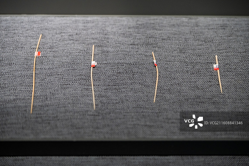 中国考古博物馆 文明起源展厅 新石器时代石峁文化 骨针 陕西神木石峁遗址图片素材