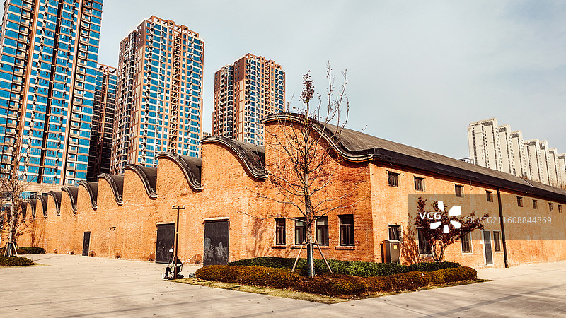 郑州二砂文创园-包豪斯建筑-磨街图片素材