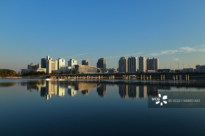 扬州明月湖风光图片素材