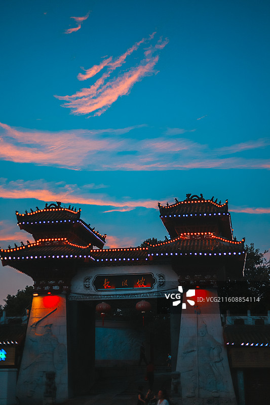 湖北当阳长坂坡图片素材