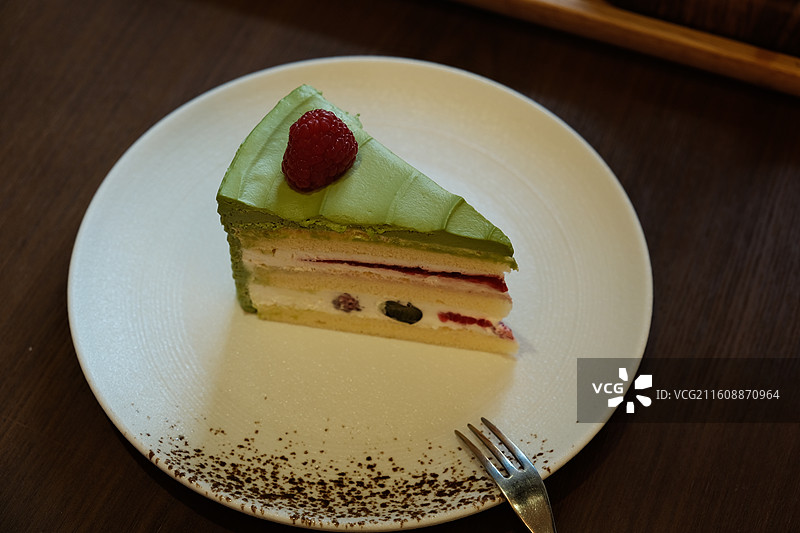 抹茶蛋糕 甜品图片素材