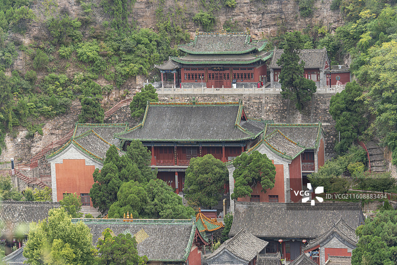 山西交城玄中寺图片素材