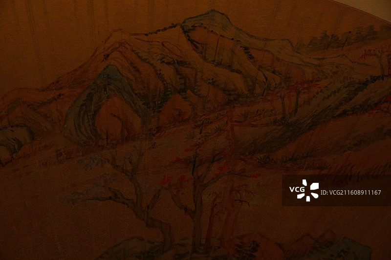 上海博物馆扇面特展宋徽宗宋明清图片素材