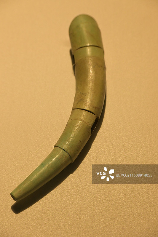 上海博物馆 宁夏固原文物精品展 骨马镳图片素材