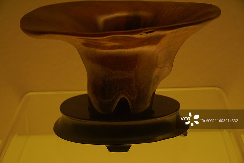 上海博物馆犀角杯特展图片素材