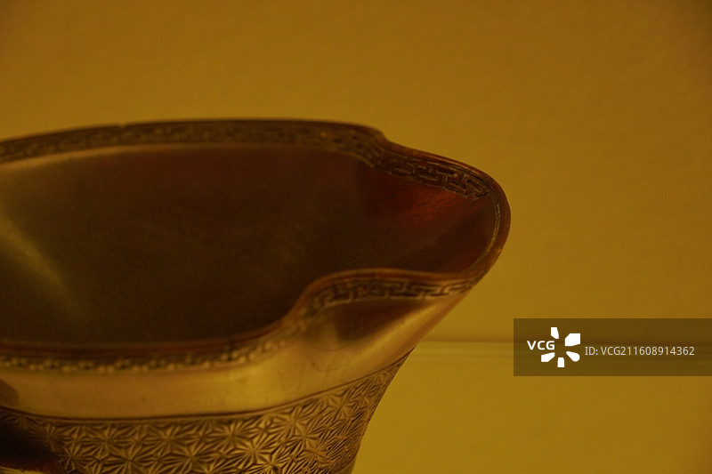 上海博物馆犀角杯特展图片素材