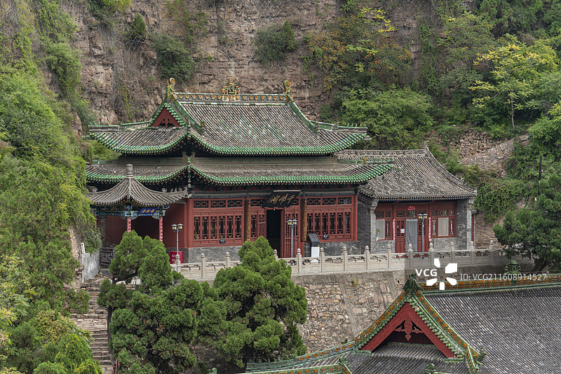 山西交城玄中寺千佛殿图片素材