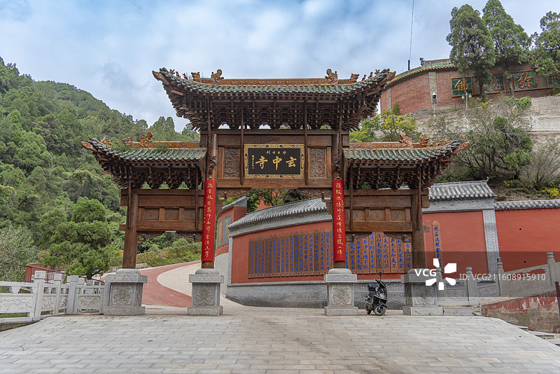 山西交城玄中寺图片素材
