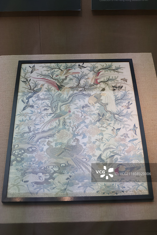 广州十三行博物馆粤绣图片素材