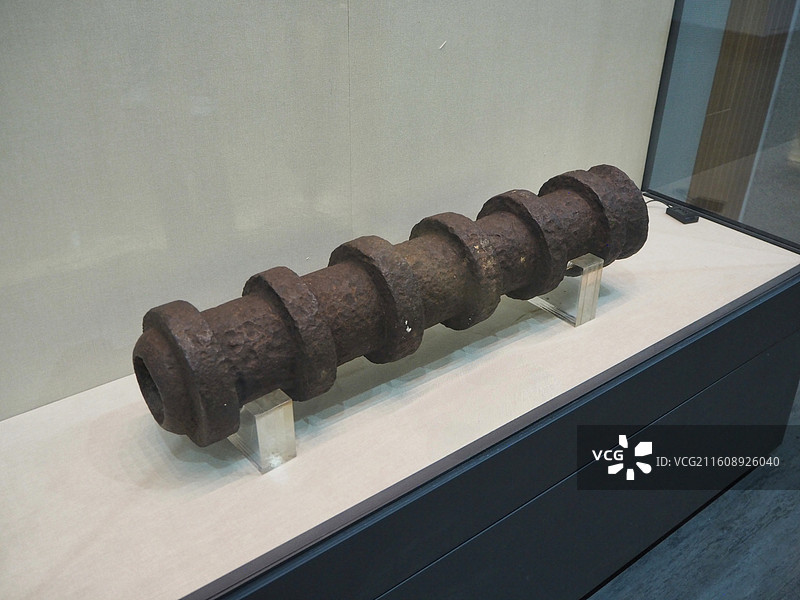 竹节铁炮 时代:明 质地:铁 秦皇岛博物馆藏 (唐山博物馆长城专题展)图片素材