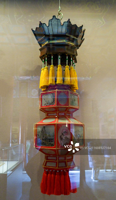 宫灯 北京圆明园博物馆展览（正觉寺天王殿）图片素材