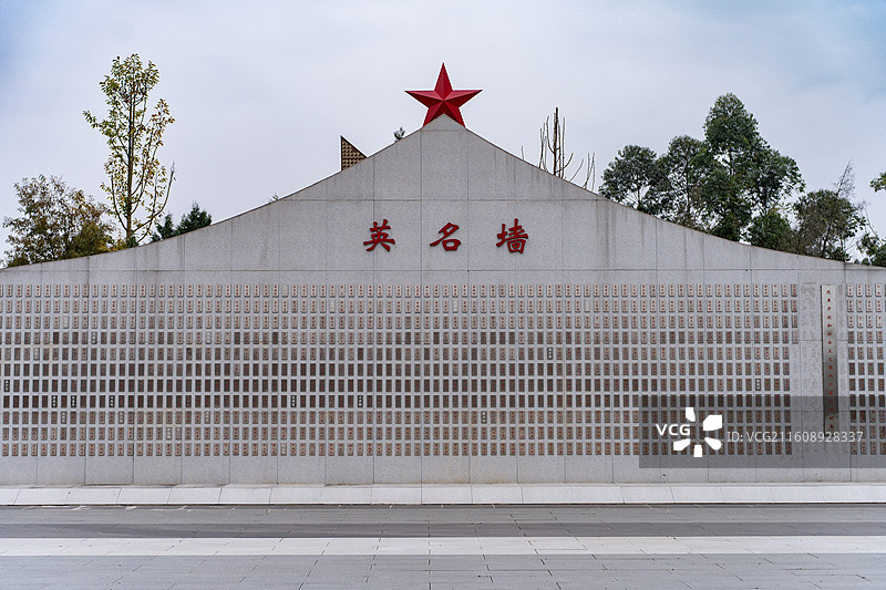 四川德阳黄许镇德阳市英烈纪念园图片素材