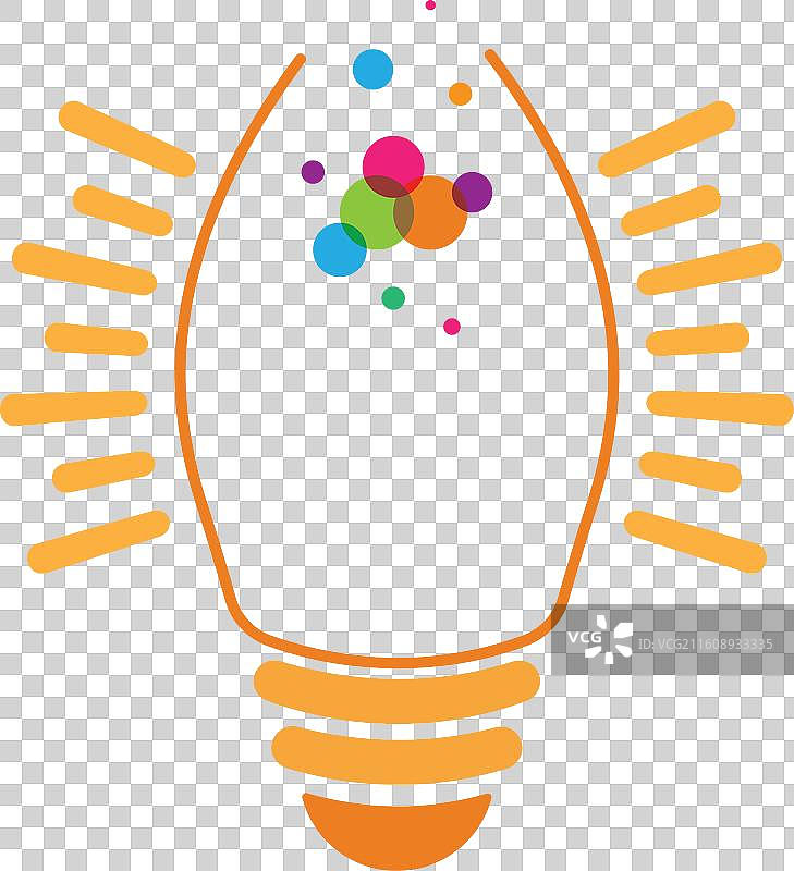 灯泡符号标志模板图片素材