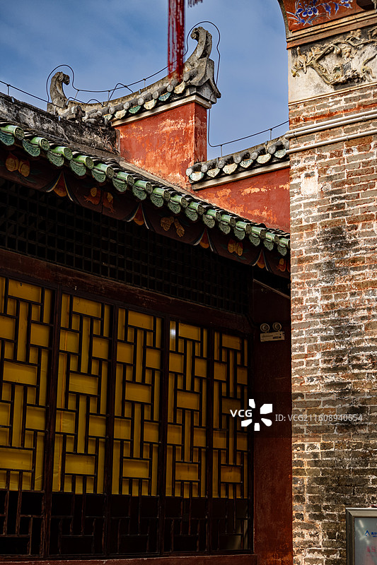 广西桂林恭城三庙两馆建筑群图片素材