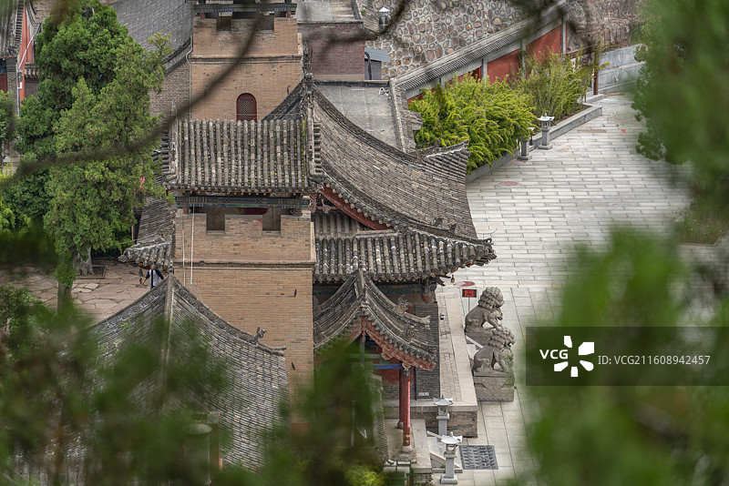 山西交城玄中寺图片素材
