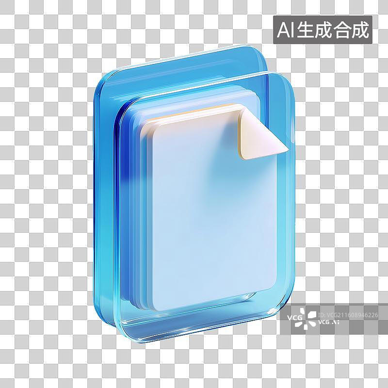 【AI数字艺术】可爱文档页图标图片素材