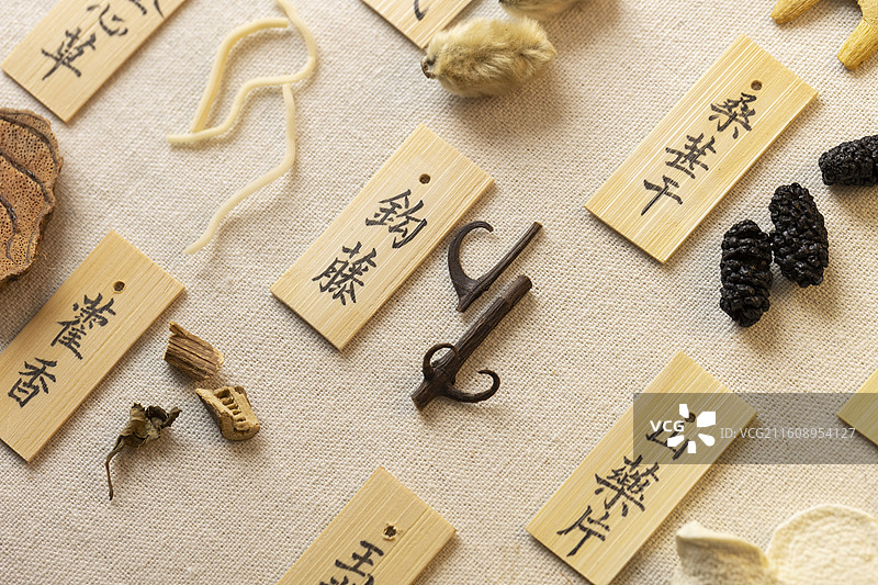 多种中药材图片素材