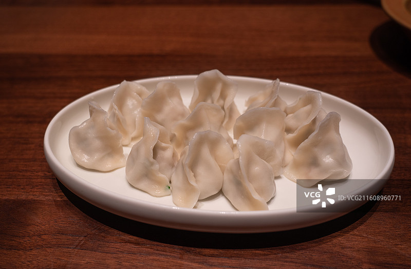 大连特色美食海螺水饺图片素材