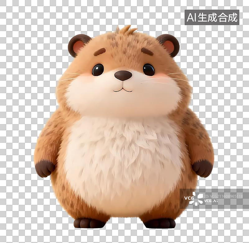 【AI数字艺术】可爱卡通浣熊形象图片素材