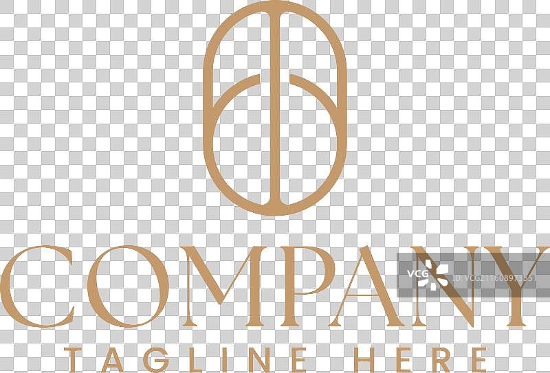 豪华字母 T 和 O 徽章标志设计图片素材