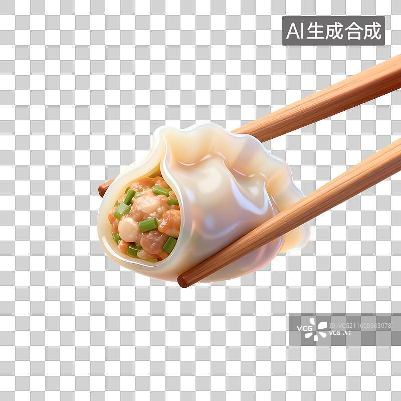 【AI数字艺术】3D冬至节气饺子文化图片素材