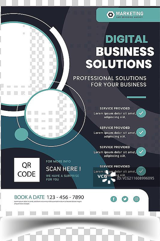 创意公司商务传单模板图片素材