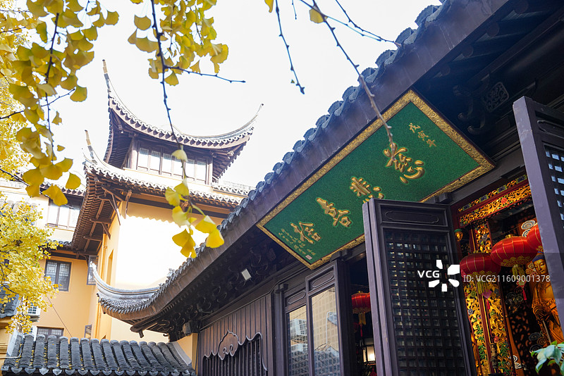 上海 沉香阁 慈云禅寺图片素材