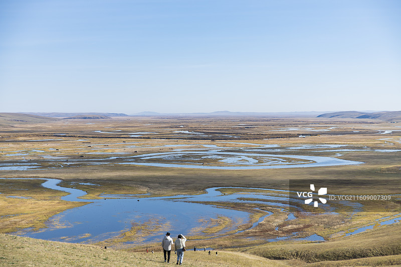 呼伦贝尔186彩带河图片素材