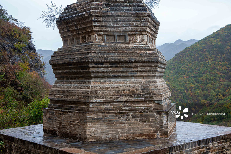 河北赤城朝阳洞塔图片素材