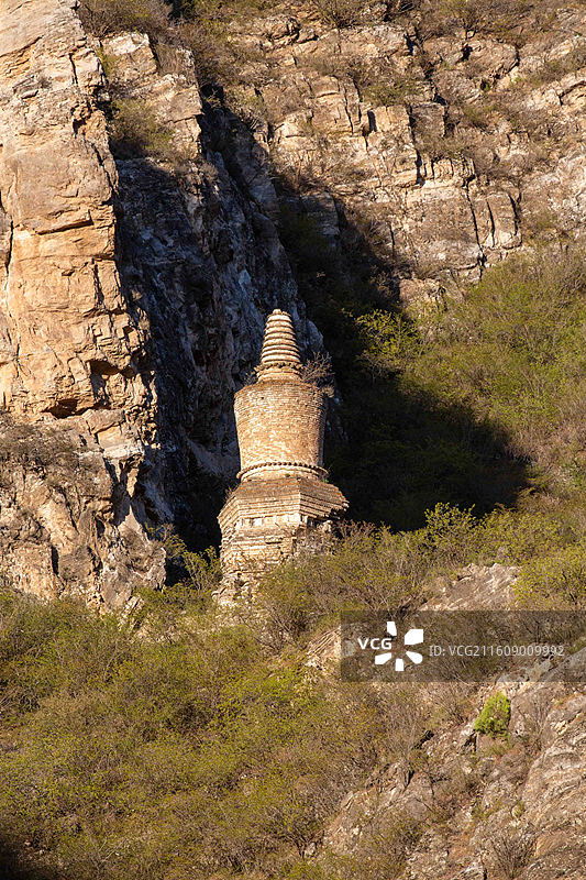 河北赤城朝阳洞塔图片素材