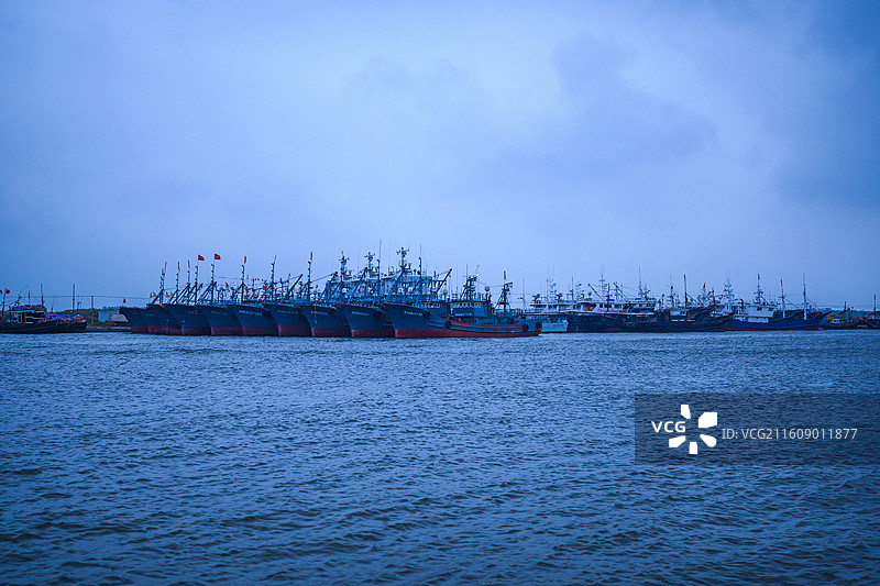 河北秦皇岛七里海码头风光图片素材