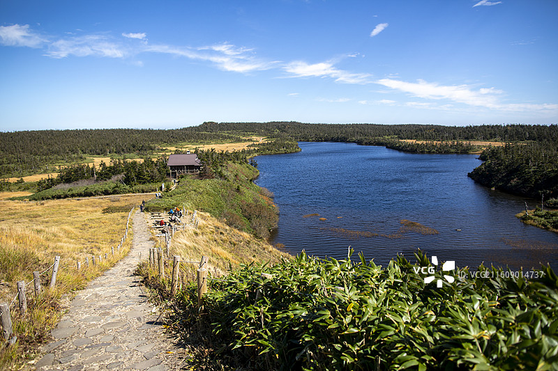 日本岩手县八幡平的风光图片素材