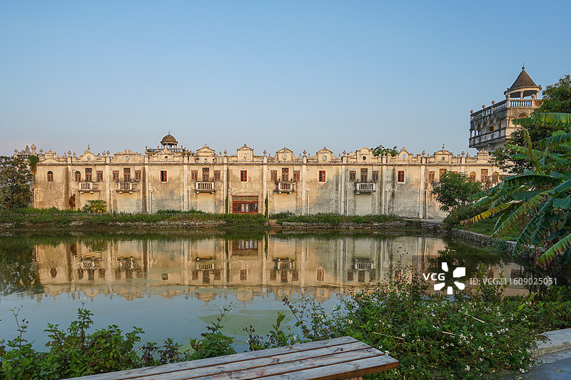 广东开平，祖宅村，碉楼图片素材