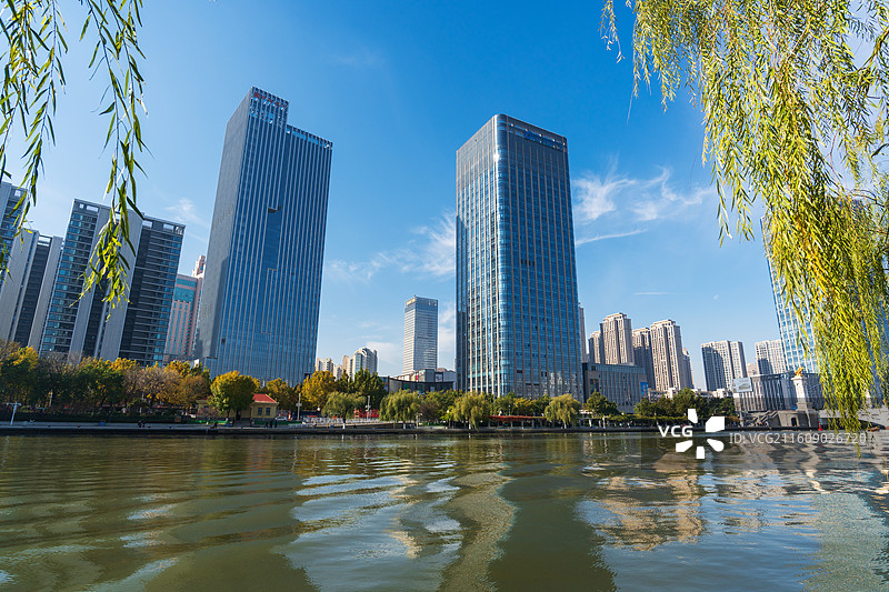 天津海河城市风景图片素材