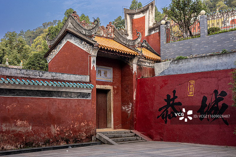 广西桂林恭城三庙两馆建筑群图片素材