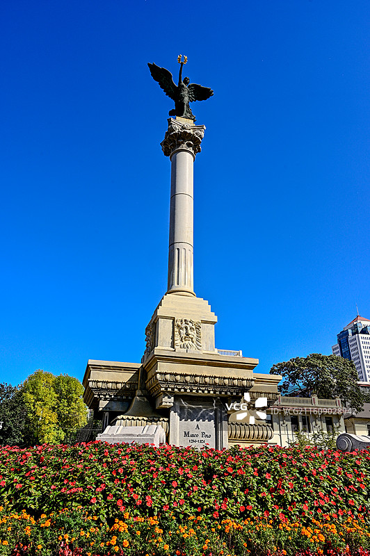天津意大利风情街马可波罗图片素材