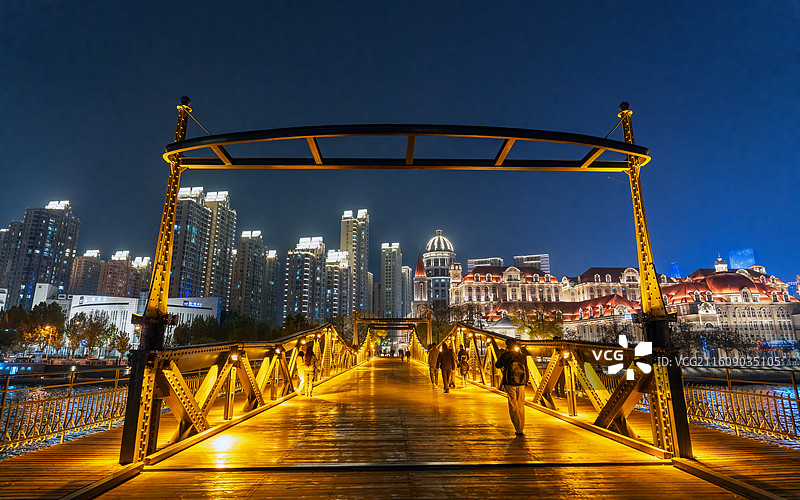 天津金汤桥（会师桥）图片素材