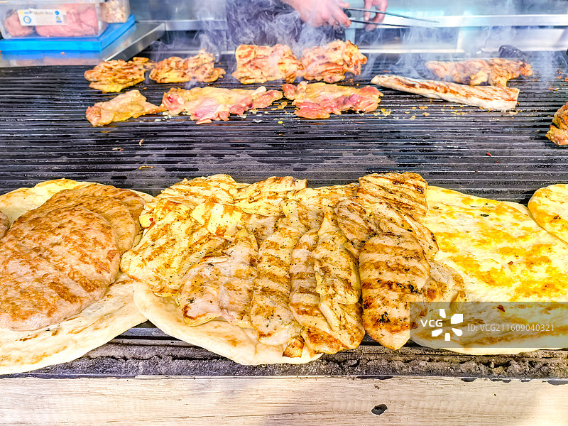 烤肉卷饼西餐快餐美食图片素材