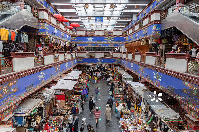 八廓商城内景图片素材