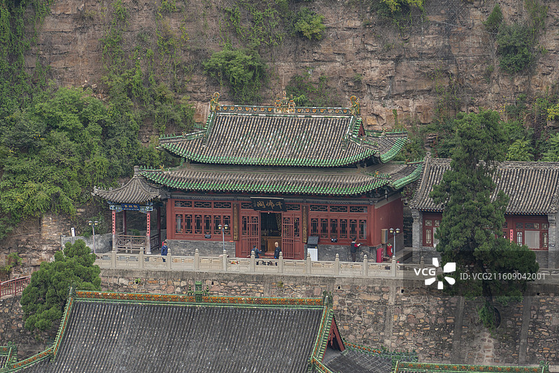 山西交城玄中寺千佛阁图片素材