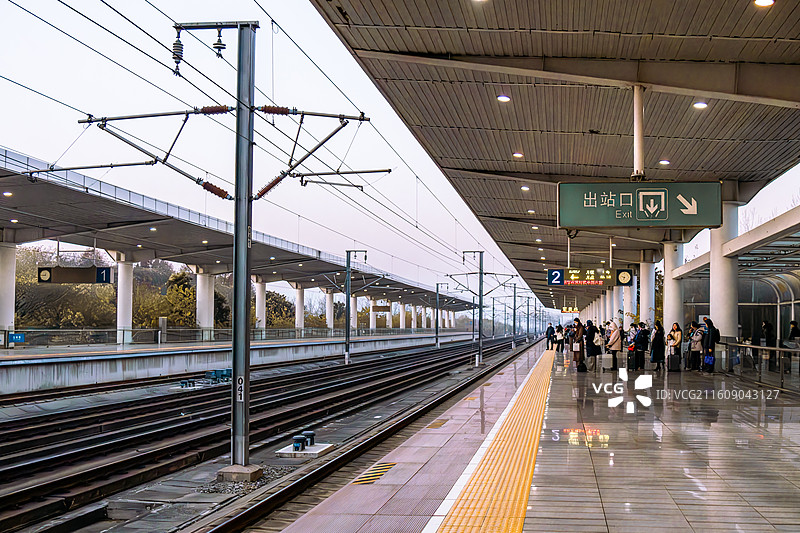 高铁南京仙林站图片素材