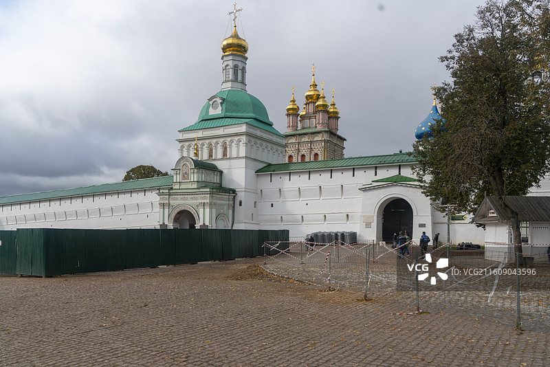 俄罗斯谢尔吉耶夫修道院图片素材