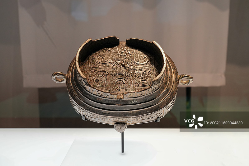 溧水县学铜簋盖 明成化七年(1471)  吴县学铜爾  上海博物馆藏图片素材