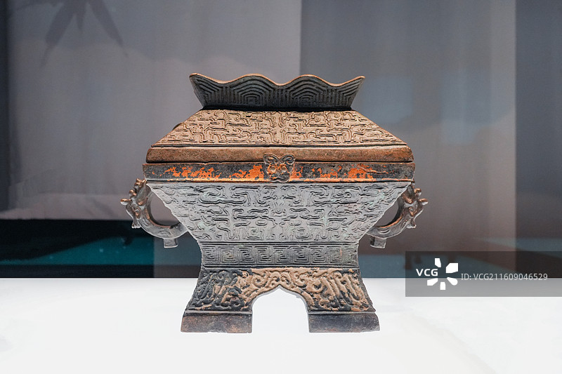 通州儒学铜簠 清光绪十九年(1893) 上海博物馆藏图片素材