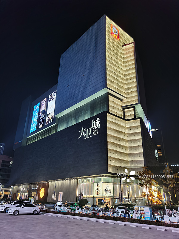 郑州大卫城建筑外观图片素材