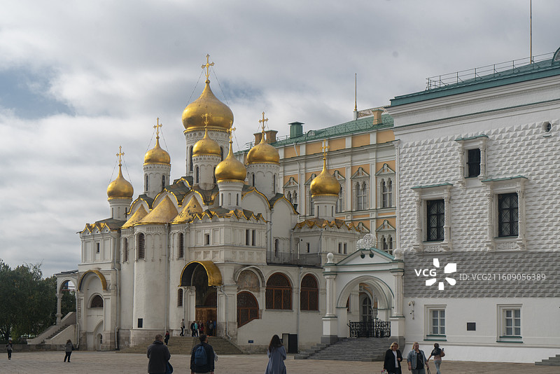 莫斯科克里姆林宫天使报喜教堂图片素材