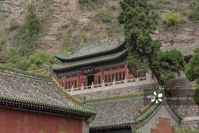 山西交城玄中寺千佛阁图片素材