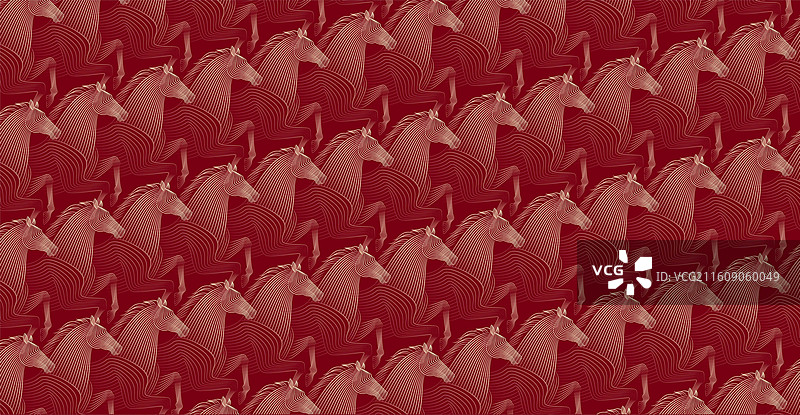 马年插画图片素材