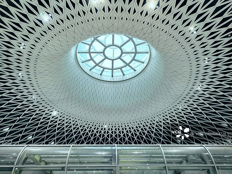 星座天穹（深圳地铁岗厦北站）图片素材