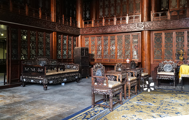 北京恭王府-锡晋斋（和珅卧室）图片素材